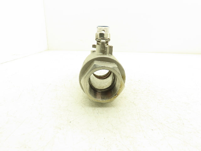 Ohio Valve Company 266FT 2" Stainless Steel Ball Valve 1500WOG Locking
