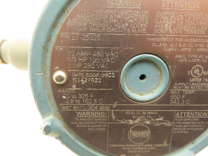 Thermon E7-25325 Mechanical Thermostat Water/Dust Tight & Explosion Proof