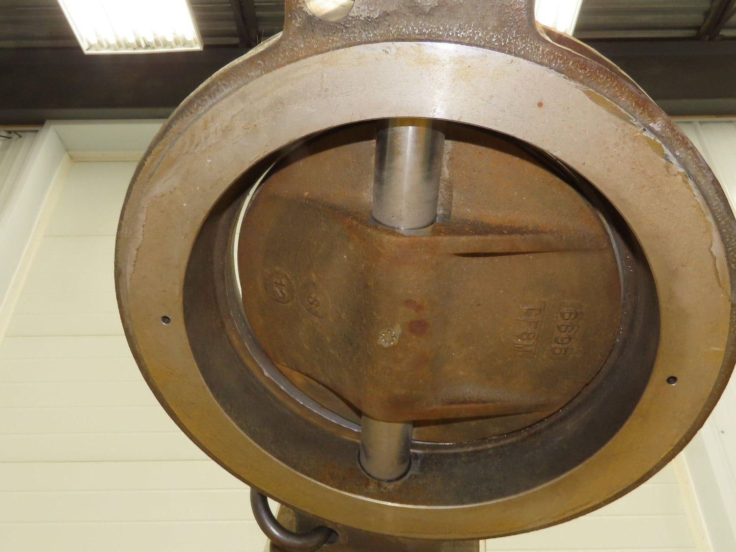 Tricentric B16.34 12" Butterfly Wafer Valve With Hytork 4580 Pneumatic Actuator