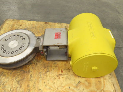 Tricentric B16.34 12" Butterfly Wafer Valve With Hytork 4580 Pneumatic Actuator
