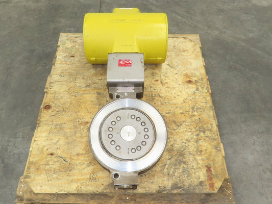 Tricentric B16.34 12" Butterfly Wafer Valve With Hytork 4580 Pneumatic Actuator