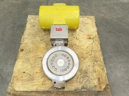 Tricentric B16.34 12" Butterfly Wafer Valve With Hytork 4580 Pneumatic Actuator