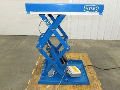 Hymo CXX4-8 Hydraulic Scissor Lift Table 400kg 880lb 36" Travel 24x31" 240V 3Ph