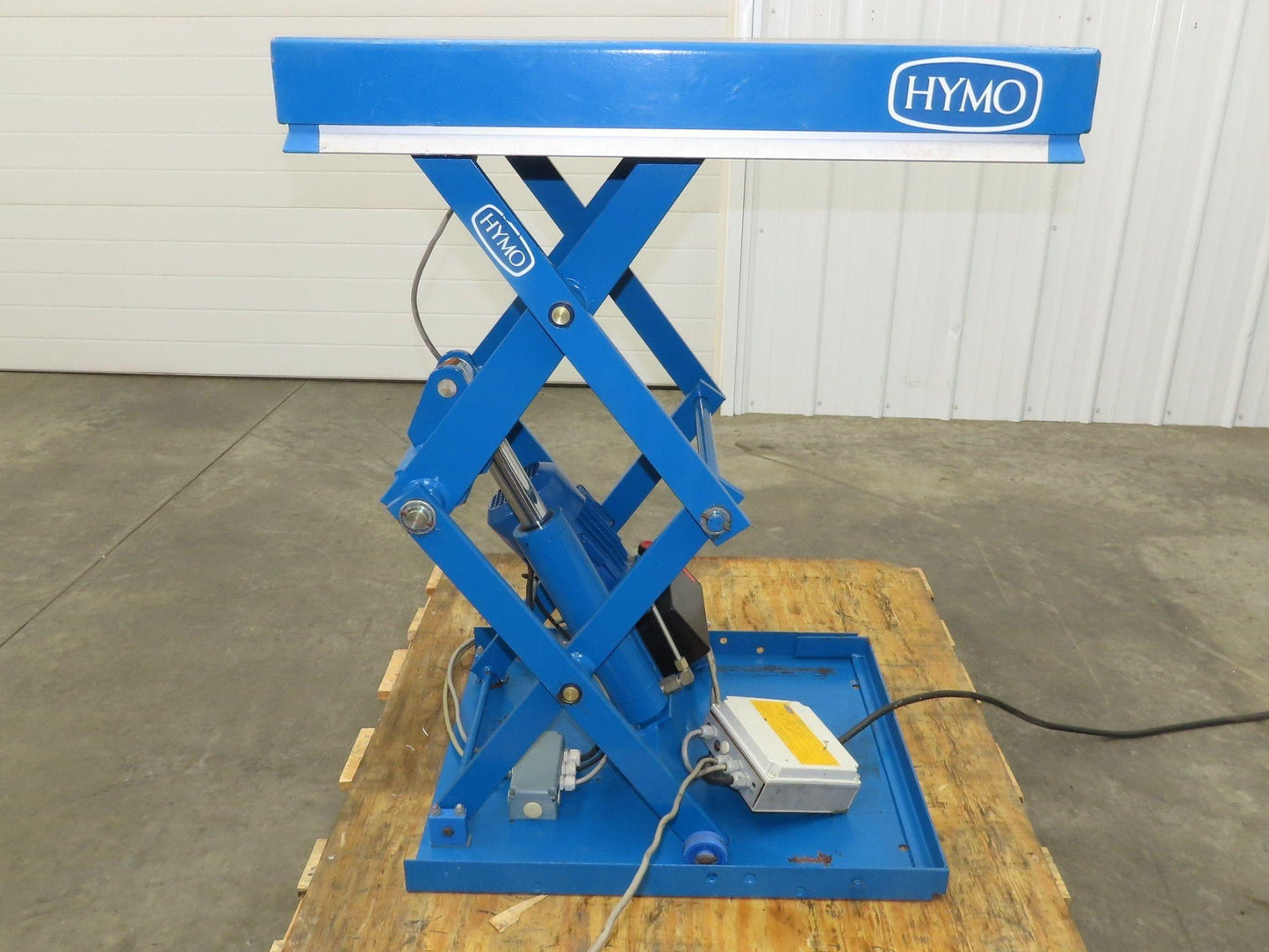 Hymo CXX4-8 Hydraulic Scissor Lift Table 400kg 880lb 36" Travel 24x31" 240V 3Ph