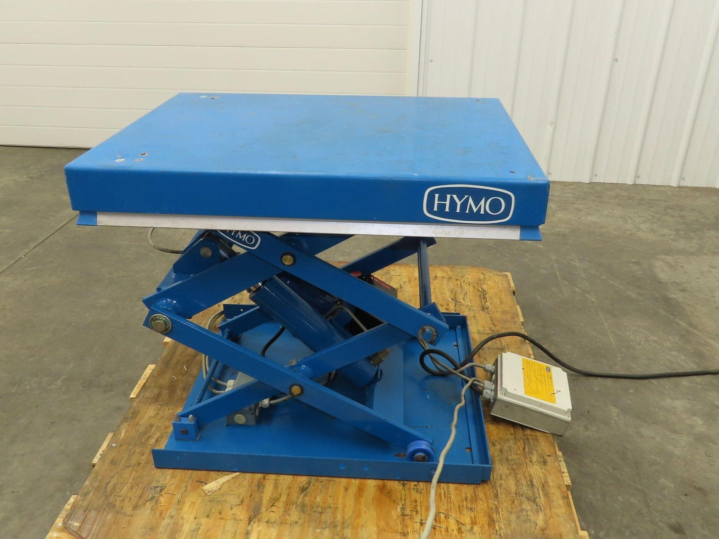 Hymo CXX4-8 Hydraulic Scissor Lift Table 400kg 880lb 36" Travel 24x31" 240V 3Ph