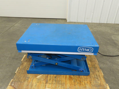 Hymo CXX4-8 Hydraulic Scissor Lift Table 400kg 880lb 36" Travel 24x31" 240V 3Ph