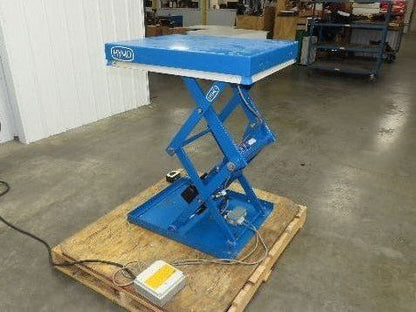 Hymo CXX4-8 Hydraulic Scissor Lift Table 400kg 880lb 36" Travel 24x31" 240V 3Ph
