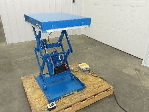 Hymo CXX4-8 Hydraulic Scissor Lift Table 400kg 880lb 36" Travel 24x31" 240V 3Ph
