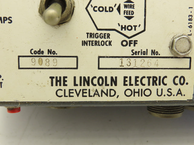 Lincoln Electric 9089 Wire Feeder Control Unit LN9-F Squirt Welder