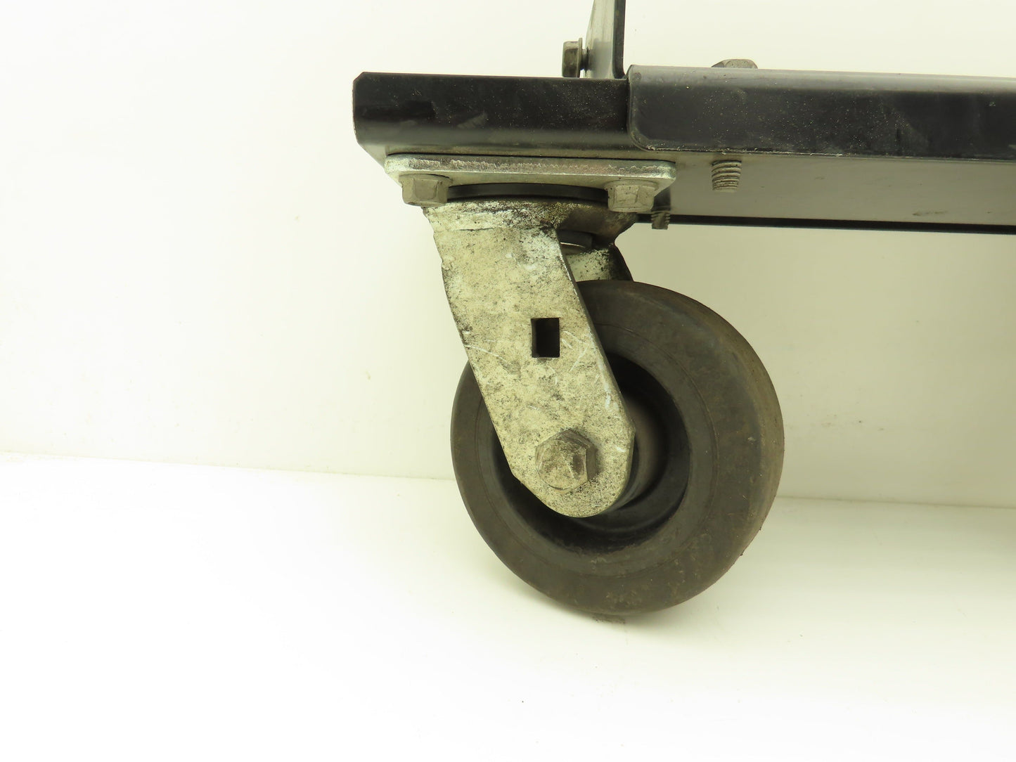 Lincoln Electric Powerwave Front Caster Wheels With Bracket & Handle For Welder