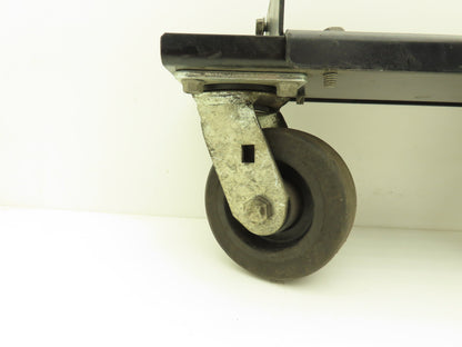 Lincoln Electric Powerwave Front Caster Wheels With Bracket & Handle For Welder