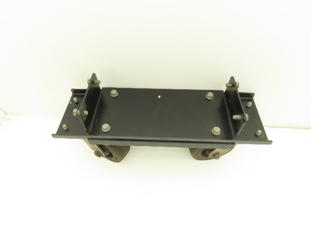 Lincoln Electric Powerwave Front Caster Wheels With Bracket & Handle For Welder