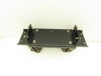 Lincoln Electric Powerwave Front Caster Wheels With Bracket & Handle For Welder