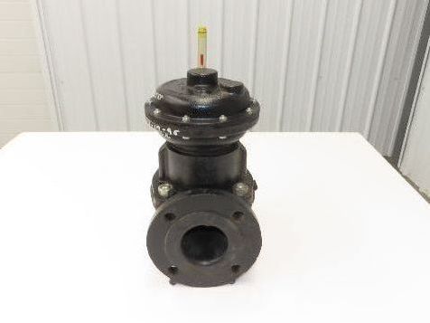 Century Saunders Diaphragm Valve 3" Flanged Air Actuated Rubber Lined DN80