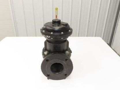 Century Saunders Diaphragm Valve 3" Flanged Air Actuated Rubber Lined DN80