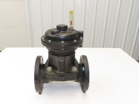Century Saunders Diaphragm Valve 3" Flanged Air Actuated Rubber Lined DN80