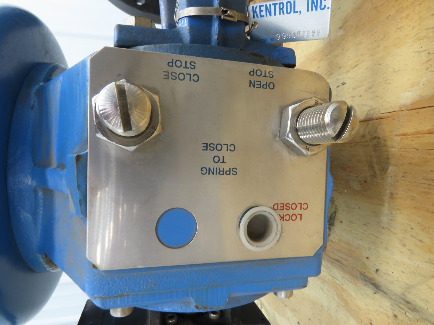 Jamesbury FG06DAGAJ1XESGTF 4x6" Flange Check Valve Quadra-Powr II QP5C Actuator