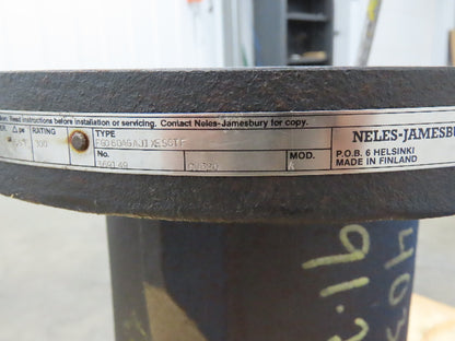 Jamesbury FG06DAGAJ1XESGTF 4x6" Flange Check Valve Quadra-Powr II QP5C Actuator