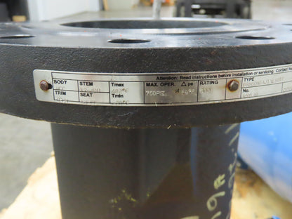 Jamesbury FG06DAGAJ1XESGTF 4x6" Flange Check Valve Quadra-Powr II QP5C Actuator