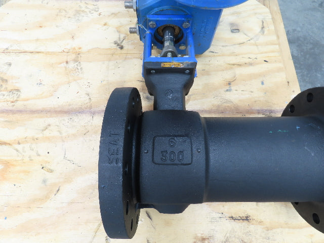 Jamesbury FG06DAGAJ1XESGTF 4x6" Flange Check Valve Quadra-Powr II QP5C Actuator