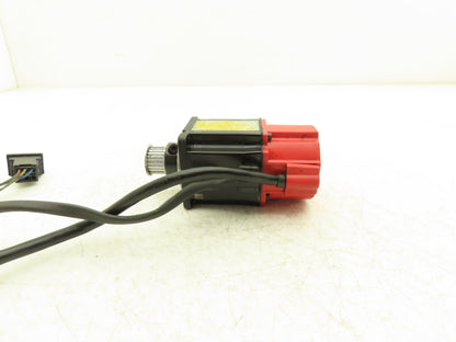 Fanuc A06B-0113-B075 AC Servo Motor 0.2kw 3000RPM Encoder A20B-8200-019