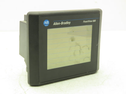 Allen Bradley 2711-T6C15L1 Panelview 600 HMI Control Panel Ser B Rev A FRN 4.30