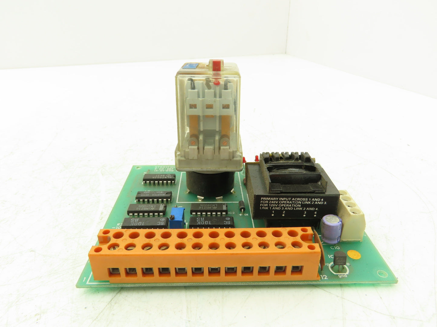 Strayfield 3.00.587 | 15.01.040 ISS3 | cpo 85 9 Relay Circuit Board 110v Input