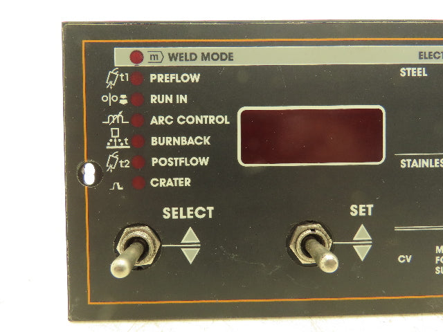 Lincoln Electric M18762-2 Display Control Panel Weld Mode Electrode Settings