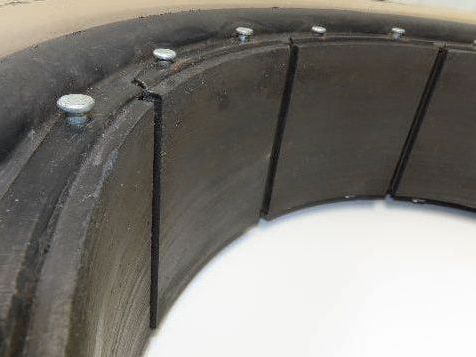 Pneu-grip 4064 | 16-TFQ-A Pneumatic Air Bladder Brake Clutch 140psi