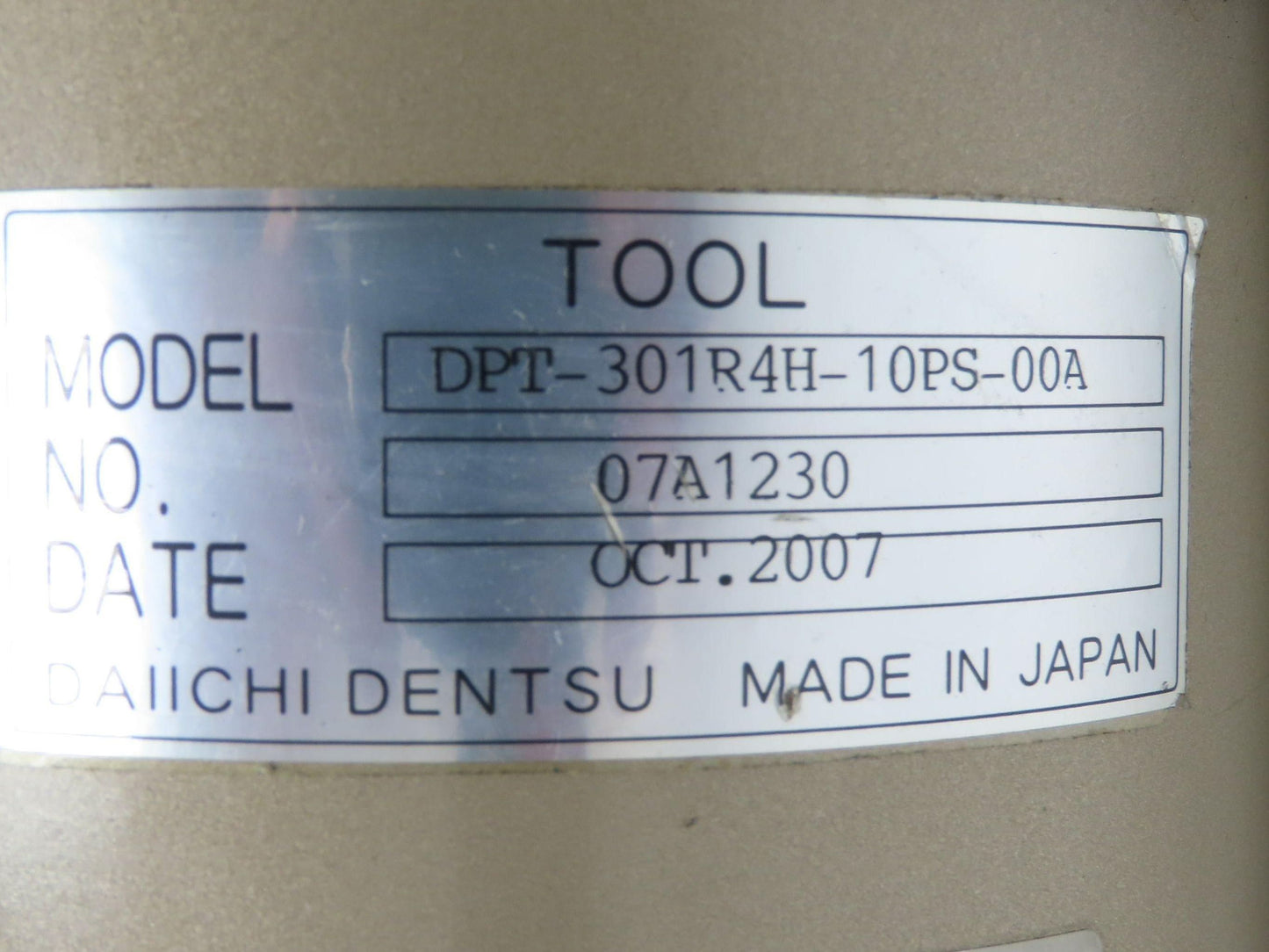 Daiichi Dentsu DPT-301R4H-10PS-00A Digital Servo Press 1.5kW RM4H Motor
