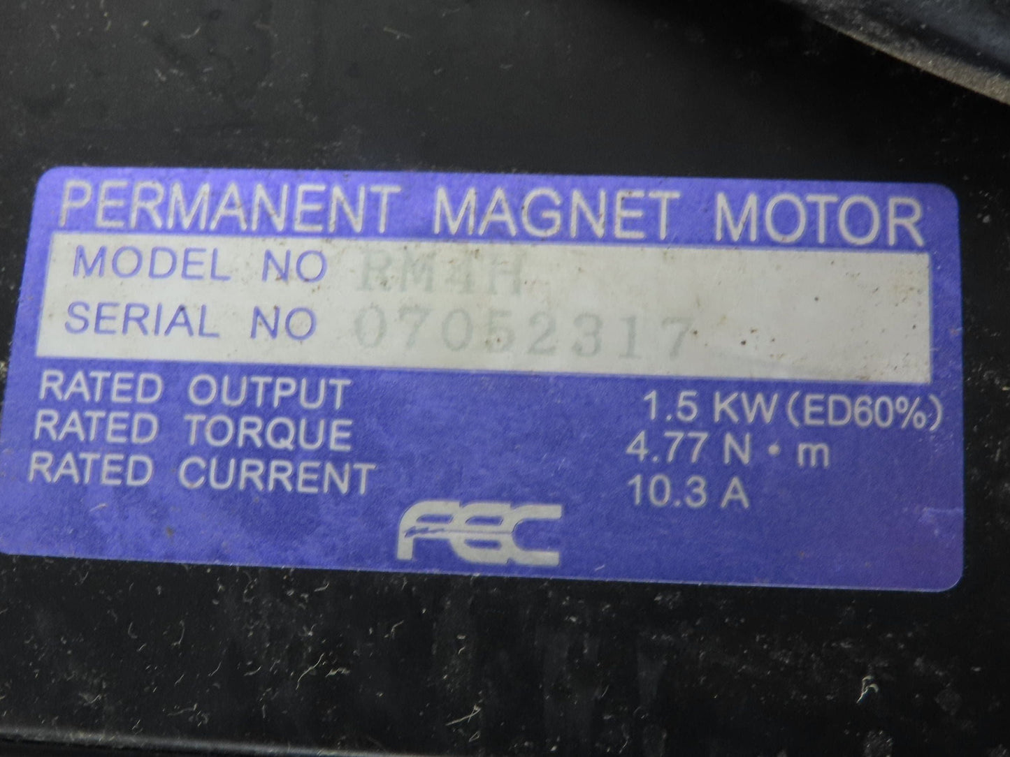 Daiichi Dentsu DPT-301R4H-10PS-00A Digital Servo Press 1.5kW RM4H Motor