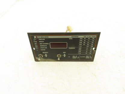 Lincoln Electric M18762-2 Display Control Panel Weld Mode Electrode Settings