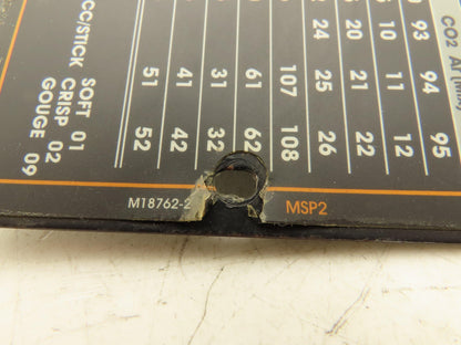 Lincoln Electric M18762-2 Display Control Panel Weld Mode Electrode Settings
