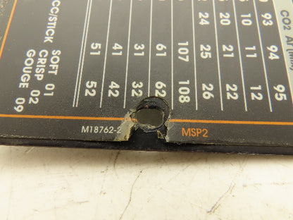 Lincoln Electric M18762-2 Display Control Panel Weld Mode Electrode Settings