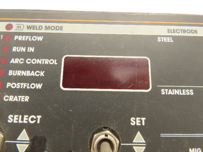 Lincoln Electric M18762-2 Display Control Panel Weld Mode Electrode Settings