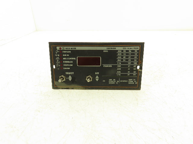 Lincoln Electric M18762-2 Display Control Panel Weld Mode Electrode Settings