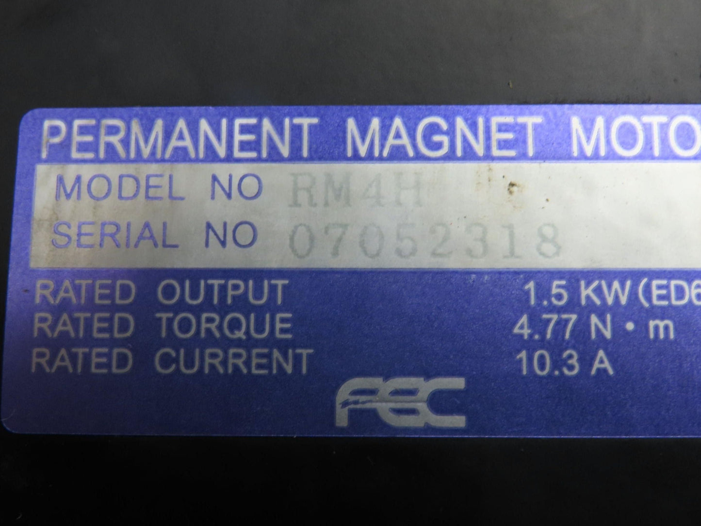 Daiichi Dentsu DPT-301R4H-10PS-00A Digital Servo Press 1.5kW RM4H Motor