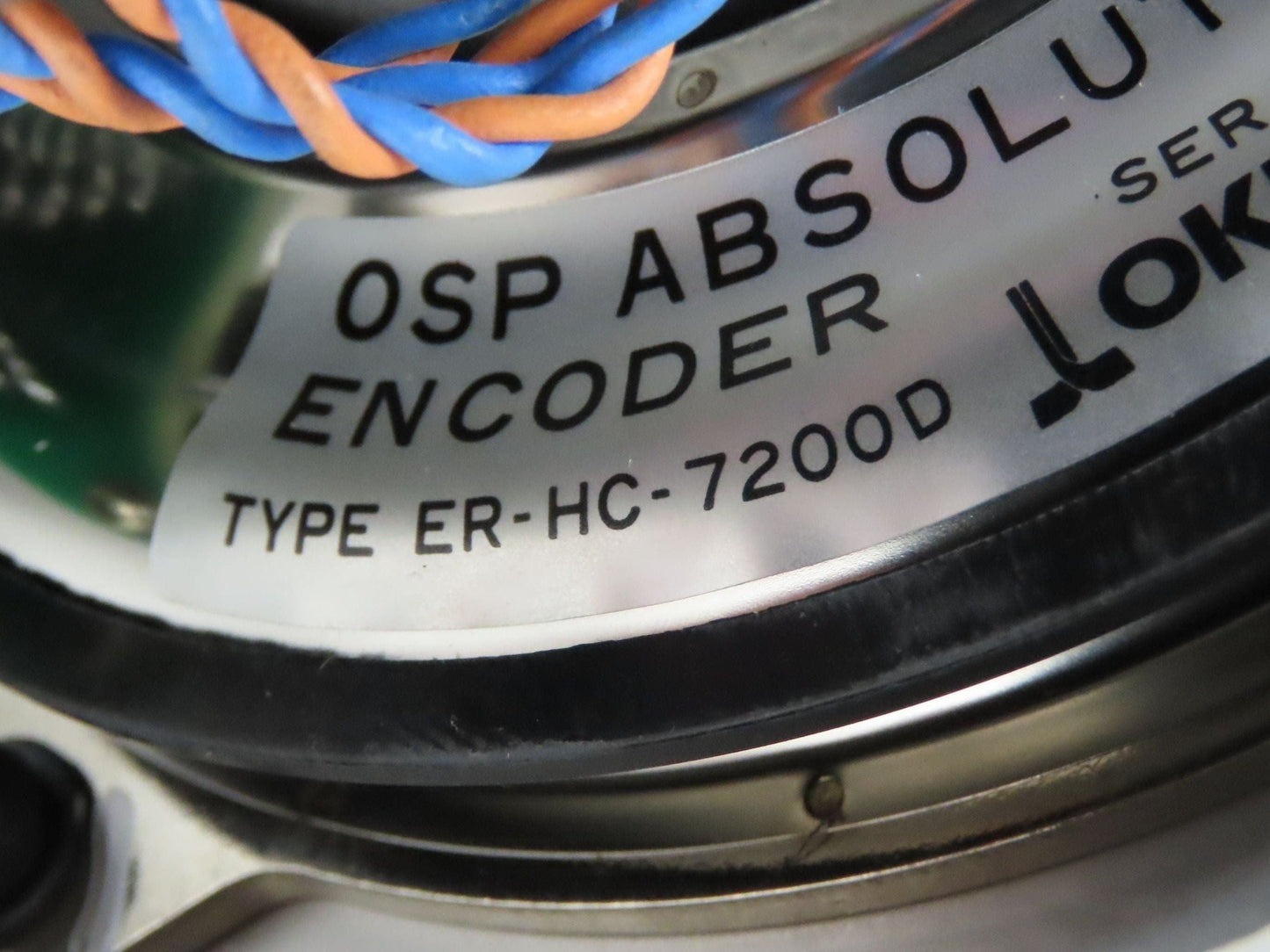 Okuma BL-MC100E-20SB AC Servo Motor 2kW 2000 RPM Encoder ER-HC-7200D