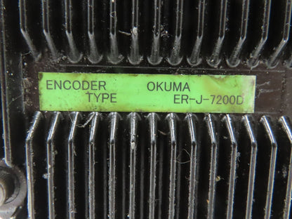 Okuma BL-MC190J-20T AC Servo Motor 3.9kW 2000 RPM 133V 16.9A 3PH Encoder