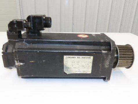 Okuma BL-MC190J-20T AC Servo Motor 3.9kW 2000 RPM 133V 16.9A 3PH Encoder
