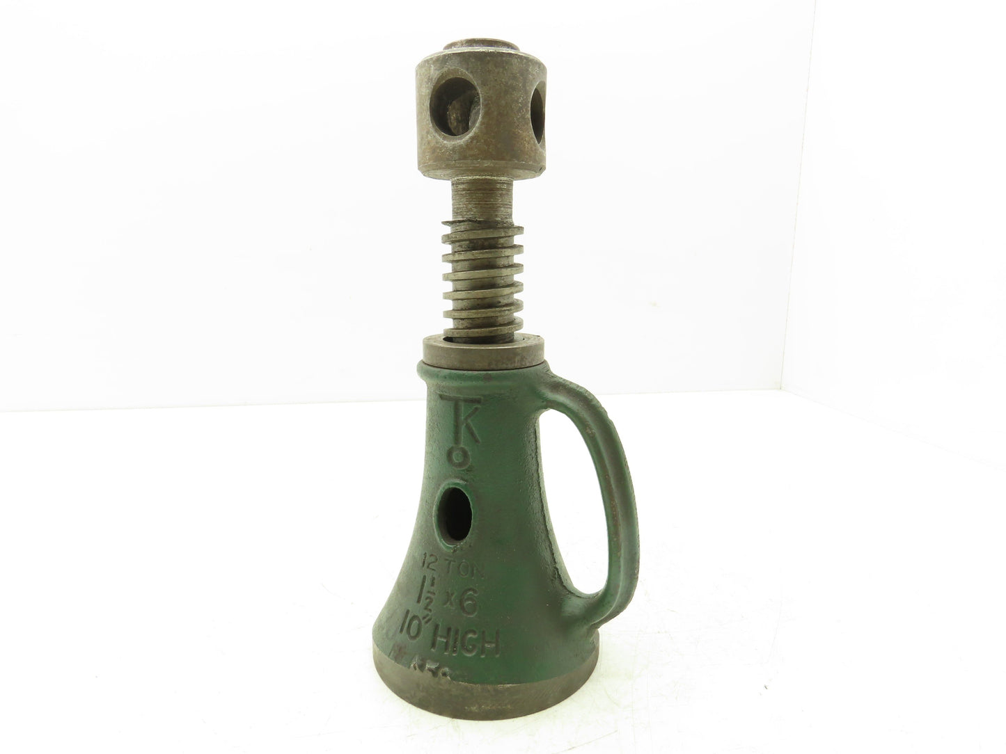 Simplex 12 Ton Screw Jack 5" Stroke 11" Max Height  -Missing Top-