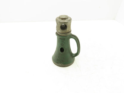 Simplex 12 Ton Screw Jack 5" Stroke 11" Max Height  -Missing Top-