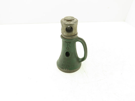 Simplex 12 Ton Screw Jack 5" Stroke 11" Max Height  -Missing Top-