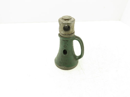 Simplex 12 Ton Screw Jack 5" Stroke 11" Max Height  -Missing Top-