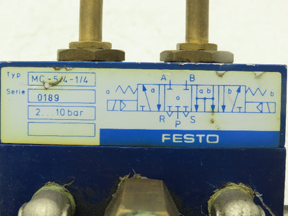 Festo MC-5/4-1/4 Pneumatic Solenoid Valve Normally Closed