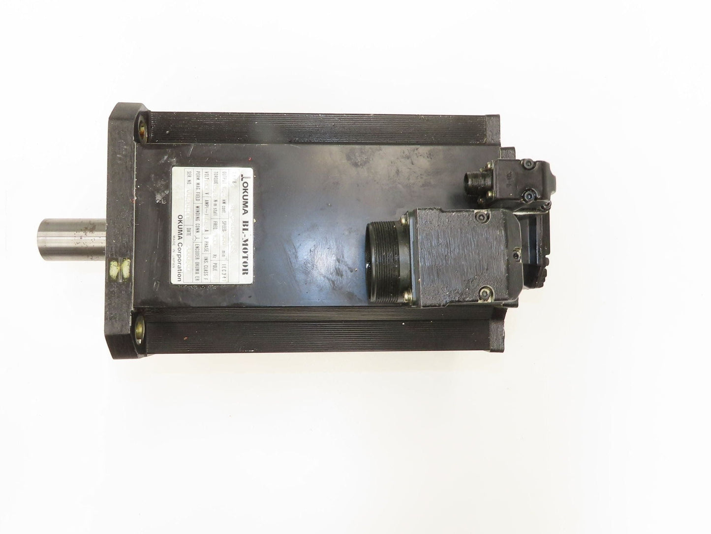 Okuma BL-MP400J-20S AC Servo Motor 6.7kW 2000 RPM 143V 3PH