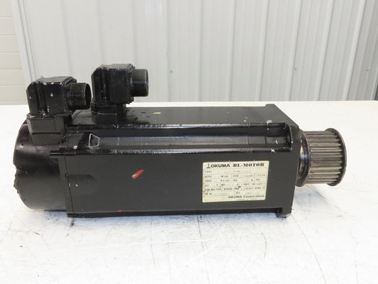 Okuma BL-MC190E-20T AC Servo Motor 3.9kW 2000 RPM 133V 3PH Encoder ER-HC-7200D