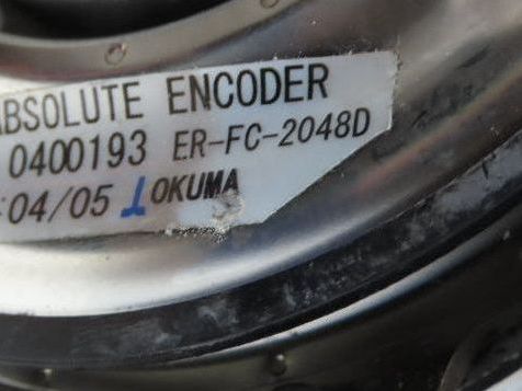 Okuma BL-MC500E-15SBA AC Servo Motor 7.5kW 1500 RPM 133V 3PH Encoder ER-FC-2048D