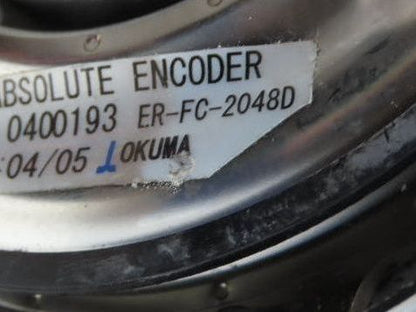 Okuma BL-MC500E-15SBA AC Servo Motor 7.5kW 1500 RPM 133V 3PH Encoder ER-FC-2048D