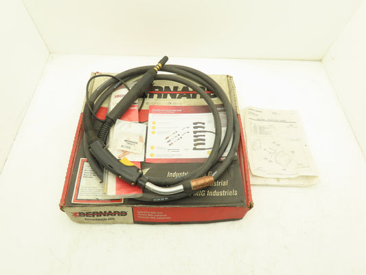 Bernard Q4015AE8EMC Mig Welding Gun 400A BTB 15' Compatible With Miller .45"